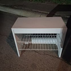 Medium Size Storage Unit R Shoe Rack In Good Condition 