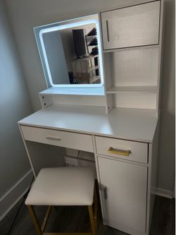 Vanity and vanity stool