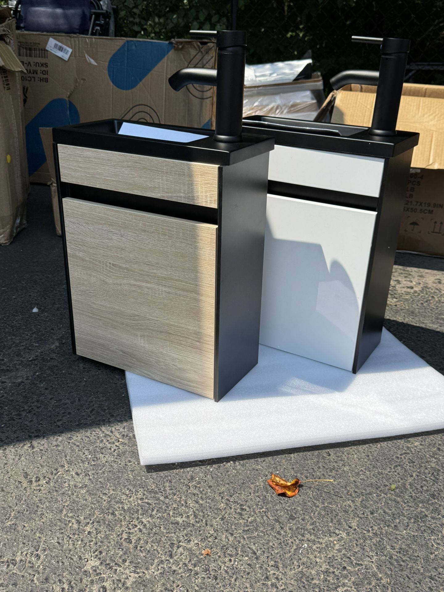 Wall Mounted Bathroom Vanity ( Full Set ) 