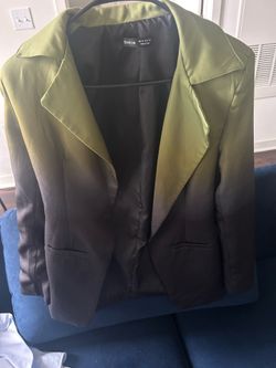 $20 SHEIN- Green Ombré Blazer