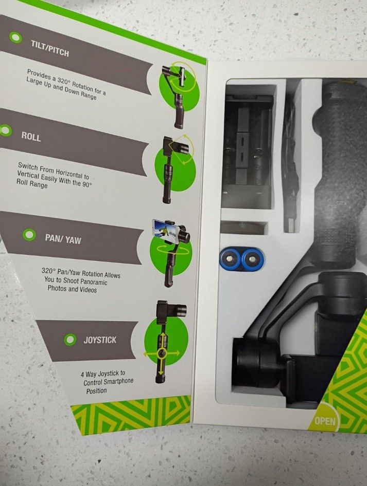 Smartphone Stabilizer, Vlogger, Podcaster, Social Media, Phone Stand, Tripod, Selfie Stick