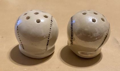 Vintage Japanese Baseball Salt & Pepper shaker Set YOU CHOOSE 1