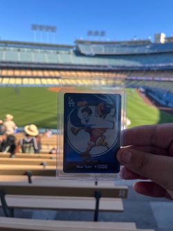 2026 ONE PIECE LOS ANGELES DODGERS MONKEY D LUFFY DON CARD PROMO 7/2/26 IN HAND!