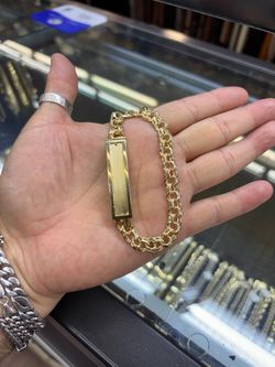 14k solid gold chino link bracelet 34.8g