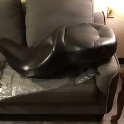 Harley Street glide Seat, Exotic Stingray Leather.