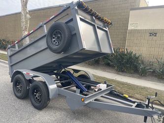 Dump trailer trailas