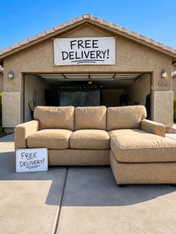 Free Delivery L Shaped Couch
