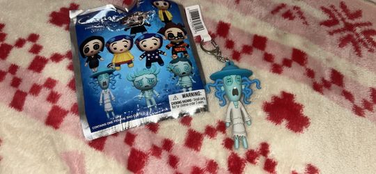 Coraline Figural Bag Clip Keychain