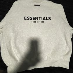 Essential Xl Light Oatmeal Crewneck Sweater