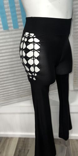 Handmade Braided Flare Leggings- Small