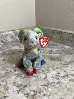 Zodiac Goat Beanie Babies Collection TY