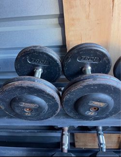 45 lbs Troy ProStyle Dumbbells  Weights…. Home Gym Fitness….