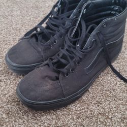 Black Vans Hi-Tops Size 11
