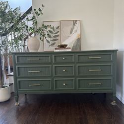 Mid Century Nine Drawer Dresser by Sherrill Furniture
