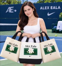 Tote Bag Alex Eala Sampaguita TENNIS Canvas Tote Bags