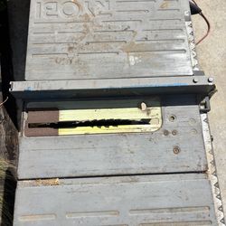 Ryobi table saw with stand