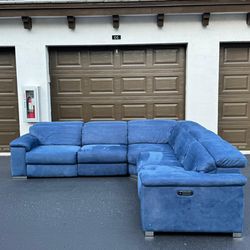 Sectional Couch/Sofa - Recliners - Blue - Delivery Available 🚛