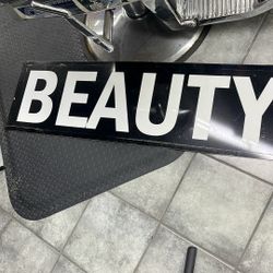 Beauty salon sign