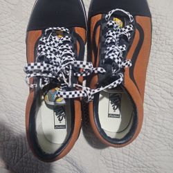 Vans custom made simpsons