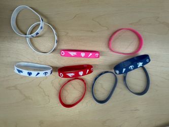 Cruise Theme Silicone Bracelets