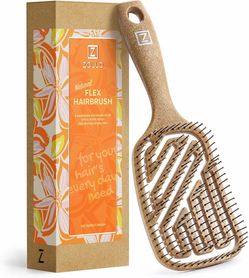 Biodegradable Flexible Hair Brush, hemp bioplastic