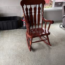 Solid Wood Rocking Chair 