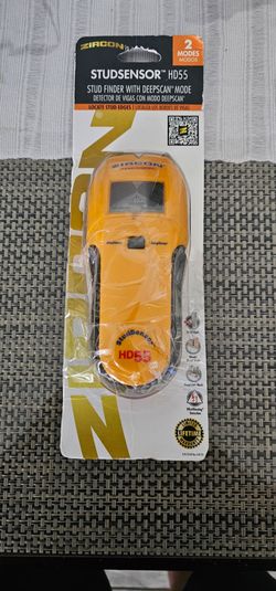 Stud finder with deepscan mode zircon HD55
