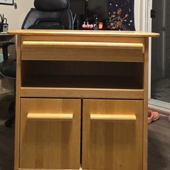 Rolling Microwave/Utility/Kitchen Cart 