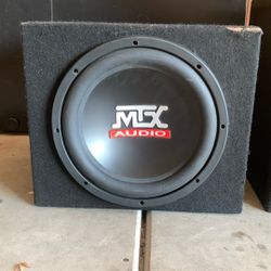 MTX Audio 12” Sub With The Box 