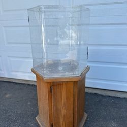 Hexagon acrylic Fish Tank $110 obo