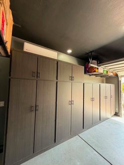 Large Garage Storage Cabinet Set