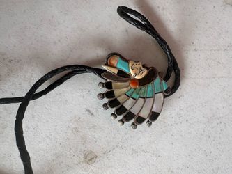 Inlay bola tie