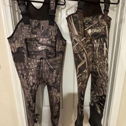 Kids Neoprene Fishing Waders sizes 6/7 and 8/9
