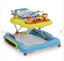 4-in-1 Discover & Play Musical Walker - Features 360 Degree Swivel Seat, Rocker and Walker Mode Machine-Washable Seat