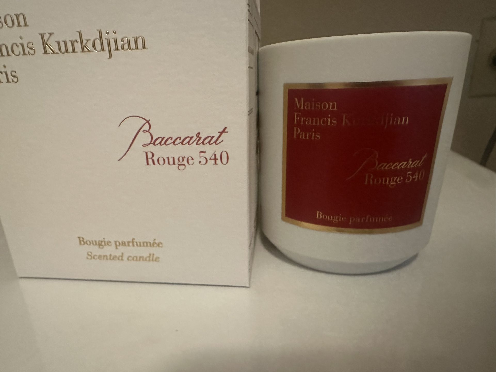 Baccarat Candle Empty