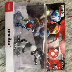 Metroid Dread Amiibo 2-Pack – Samus & E.M.M.I. (New / Sealed)