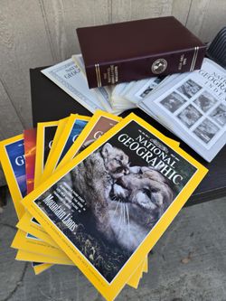 National Geographic Collection....Very Clean....With Explaination Pamphlets For Each Year