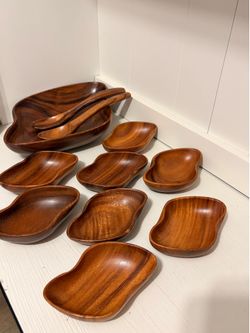Salad serving kit