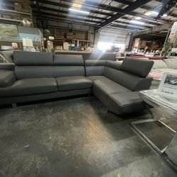 Leather Sectional