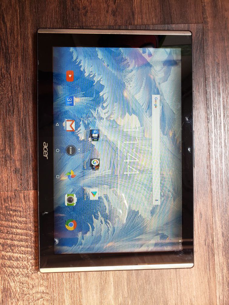Acer Iconia One 10 B3-A30 Tablet, 10.1" (1280 x 800) Display, 1GB RAM, 32GB Memory, Android 6.0, Marble White