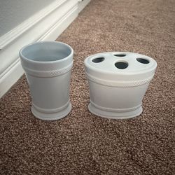 toothbrush and paste holders