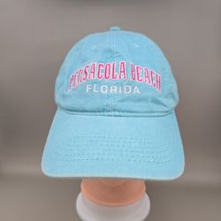 Pensacola Beach Florida Light Blue Adjustable Hat
