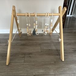 Wooden Baby Play Gym 