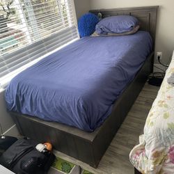 Twin Beds With STORAGE and MATTRESS 