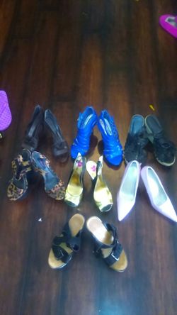 Heels & Sandals $3-$5 good cond.