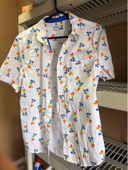 Disney parks rainbow Mickey shirt