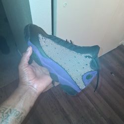 Purple & Black 13s Size 
