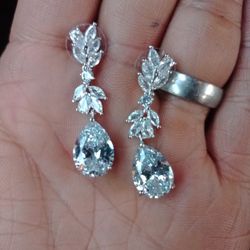 Lady's Nice Diamond Ear Rings 