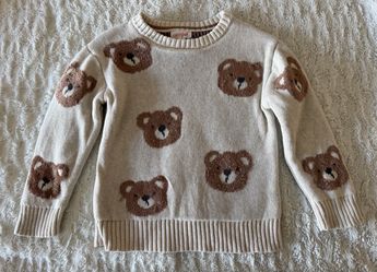 Toddler Boy Teddy Bear Sweater