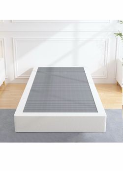 ALDRICH Twin XL Box Spring 9 Inch, 1500lbs Heavy Duty Metal Frame Mattress Foundation, Non-Slip/No Noise/Easy Assembly/Easy Clean Cover